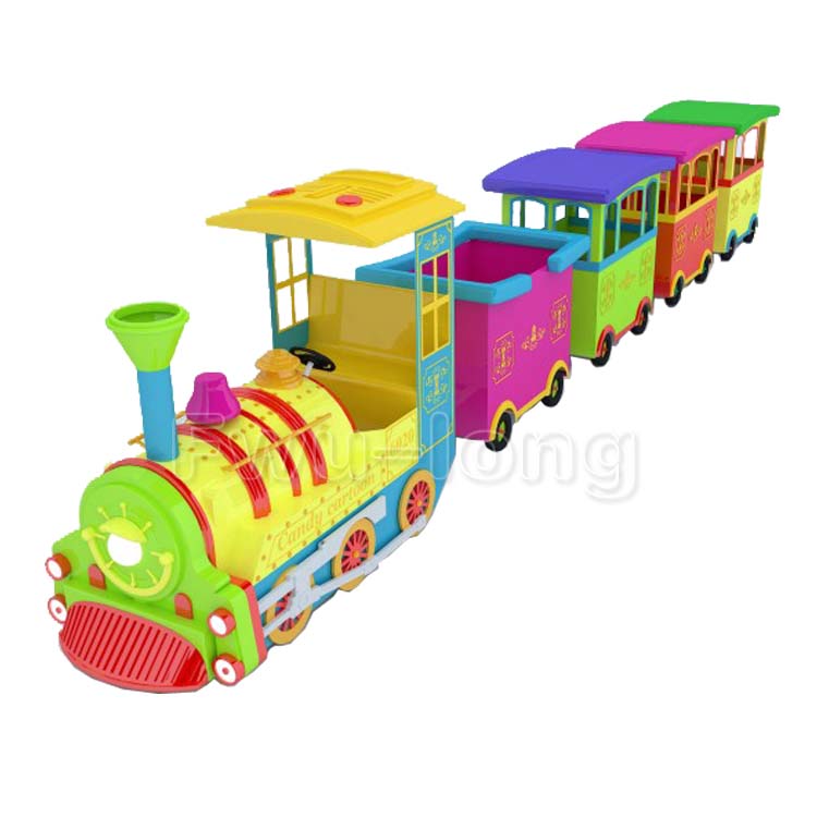Train sans rail de tournée de dessins animés